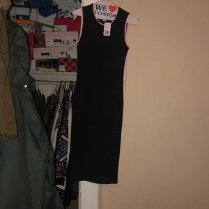 Ribbed sweater dress